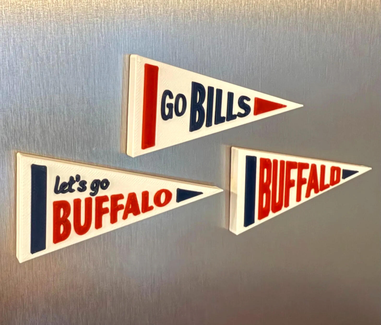 Buffalo Pennant Magnets